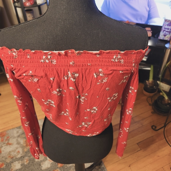 H&M Floral Crop Top - Picture 4 of 10